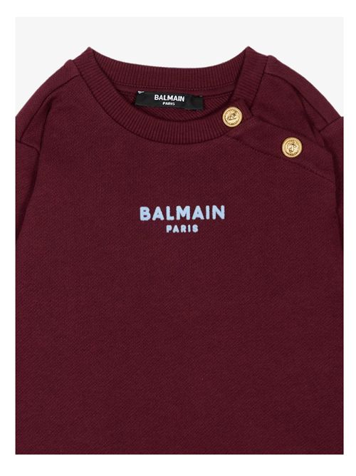 Felpa, unisex, logata. BALMAIN | BZ4340 Z3183530OR
